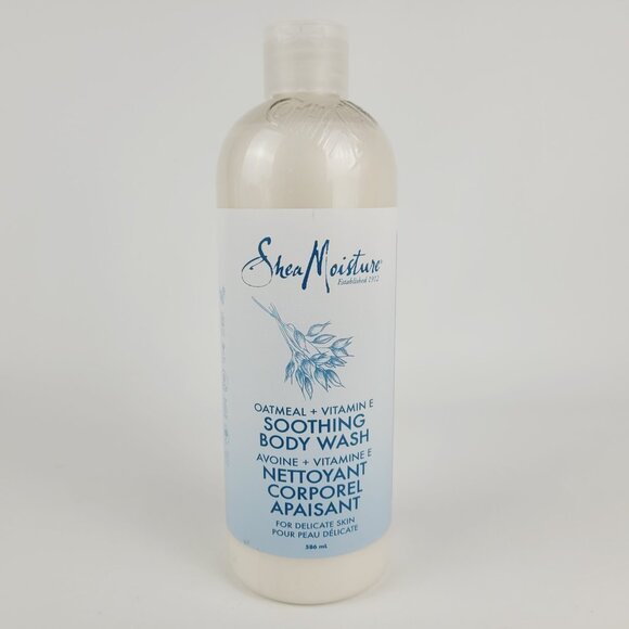 SHEA MOISTURE Soothing OATMEAL & VITAMIN E Body Wash 19.8 FL OZ Delicate Skin - Picture 1 of 3